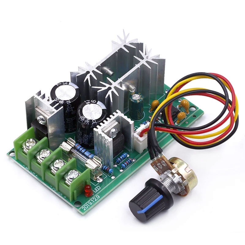Control por PWM de Velocidad de Motores DC 20 Amperios Max. y de 10 a 60 VDC