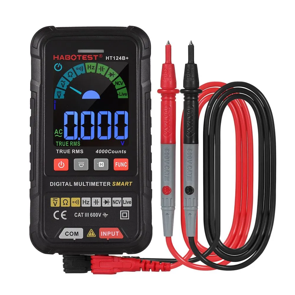 HABOTEST Multímetro Digital Inteligente HT124B+True RMS