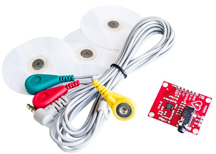AD8232 Modulo Sensor ECG para Medición de Ritmo Cardíaco con Electrodos