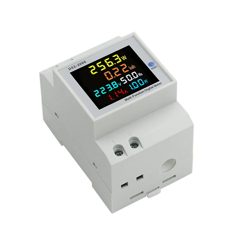 Indicador Digital de Voltaje Corriente Potencia Frecuencia