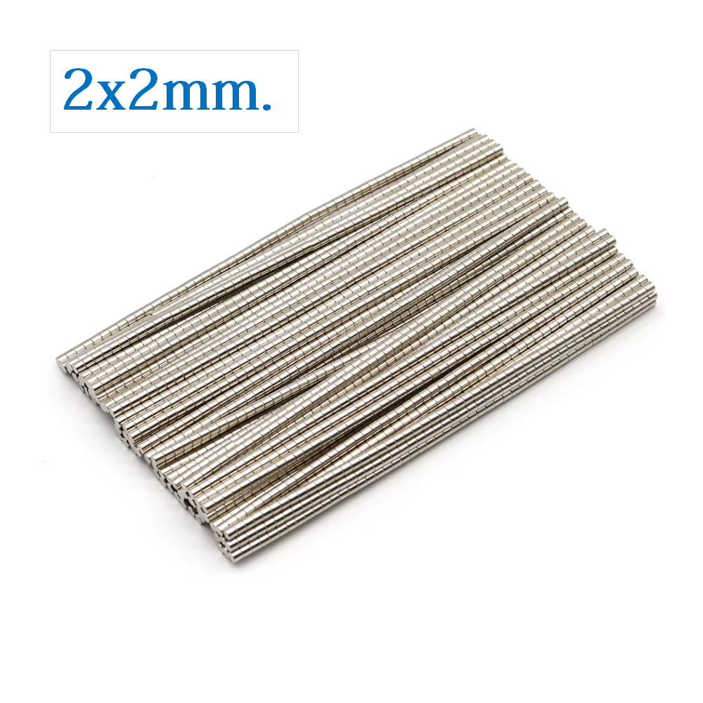 Iman de Neodimio Circular de 2mm x 2mm