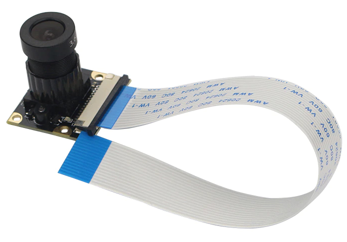 Módulo de Cámara OV5647 5MP Video 1080p para Raspberry Pi 3B/3B+ con Cable Plano