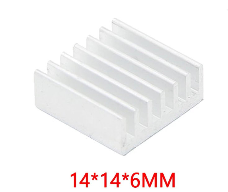 Disipador Mini con Pega 14x14x6 