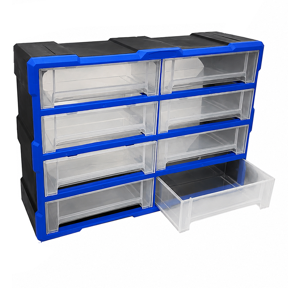 Organizador Termoplastico 4 Niveles 8 Gavetas Grandes Horizontal 