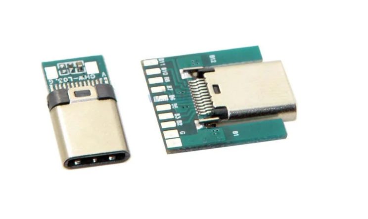 Conector USB Macho / Hembra Tipo C USB PCB 