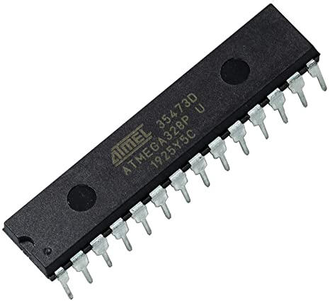 Microcontrolador AVR ATMEGA328P-U de 8 bits con Memoria Flash Programable DIP-28 de 32 KB