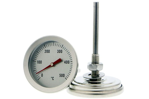 Termómetro Análogo (de Aguja) para Montar en Panel de 0-500 °C