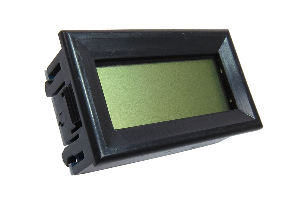 YB21V-200DC-BL Voltimetro LCD Volt.: 5VDC Rango 0-199VDC Acepta Entrada Negativa con Símbolo - Sin Luz