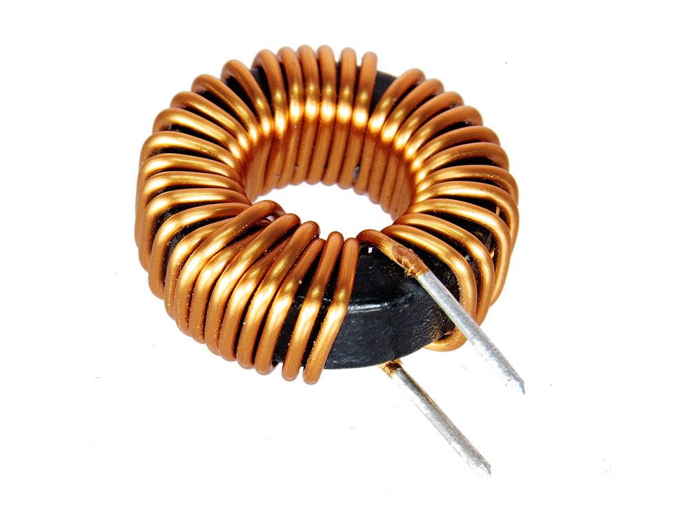 Inductor de Núcleo Toroidal. Inductores Bobinados 80-125 de 5A 100uH