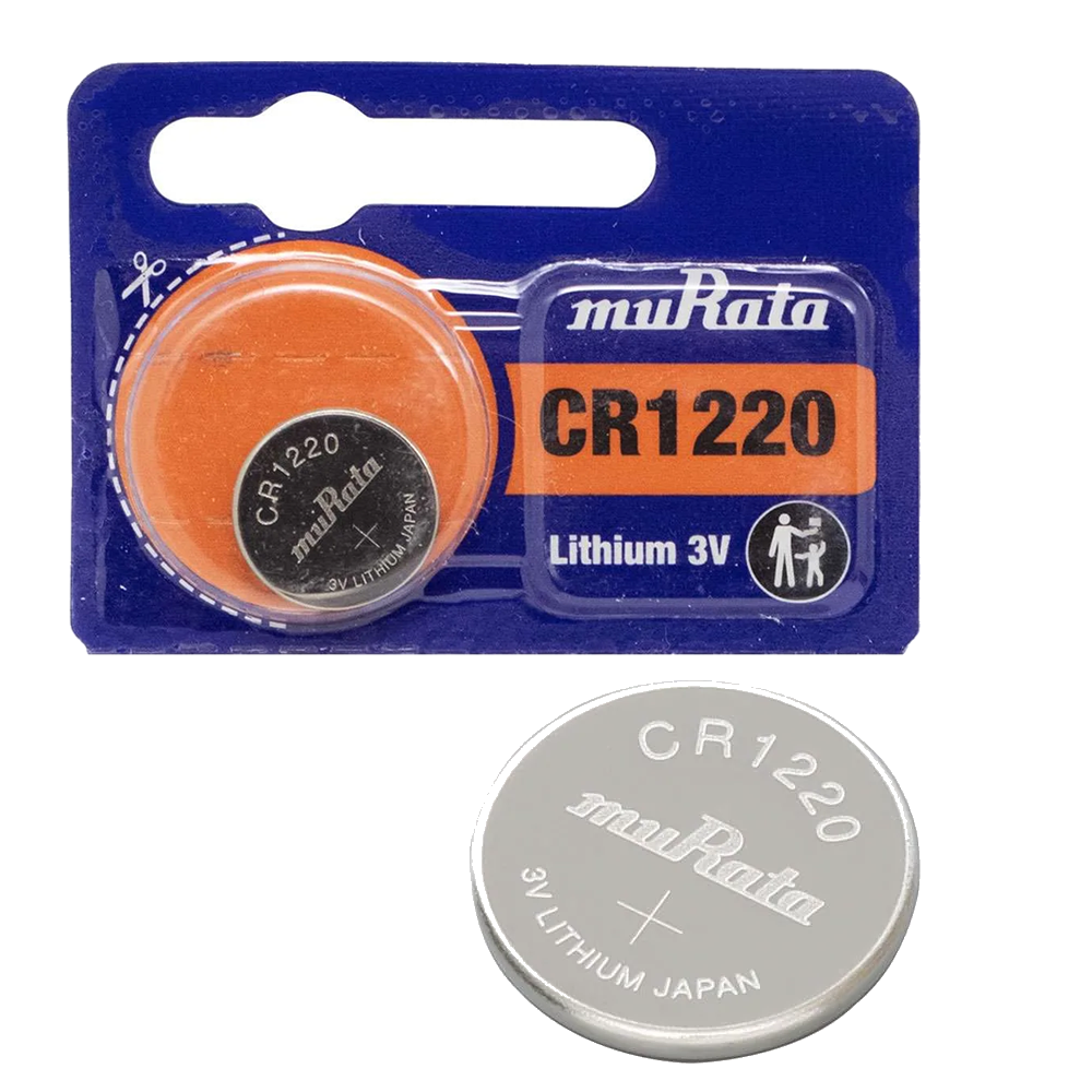 Bateria de Litio Boton 3V. CR1220 MURATA