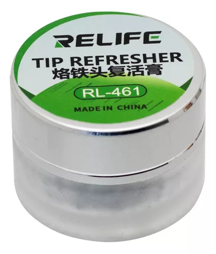 Refrescador Limpiador de Punta Cautin Pasta Limpieza de Oxido de Soldadura RELIFE