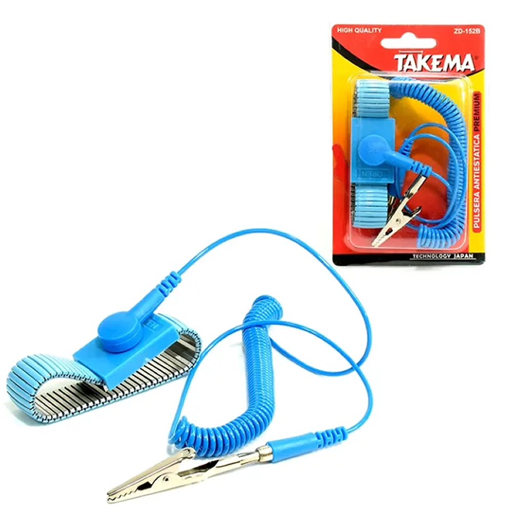 Pulsera Antiestatica TAKEMA Metal