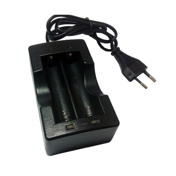 Cargador de 2 Baterias de Litio 18650 3.7V Salida: 4.2VDC 650mA