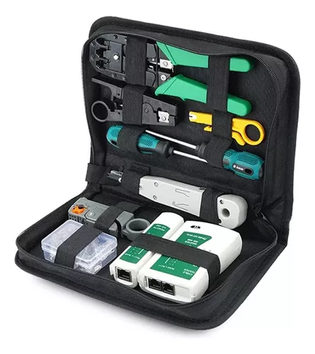 KIT Herramientas para Instalación de Redes, Set Mantenimiento de Red LAN