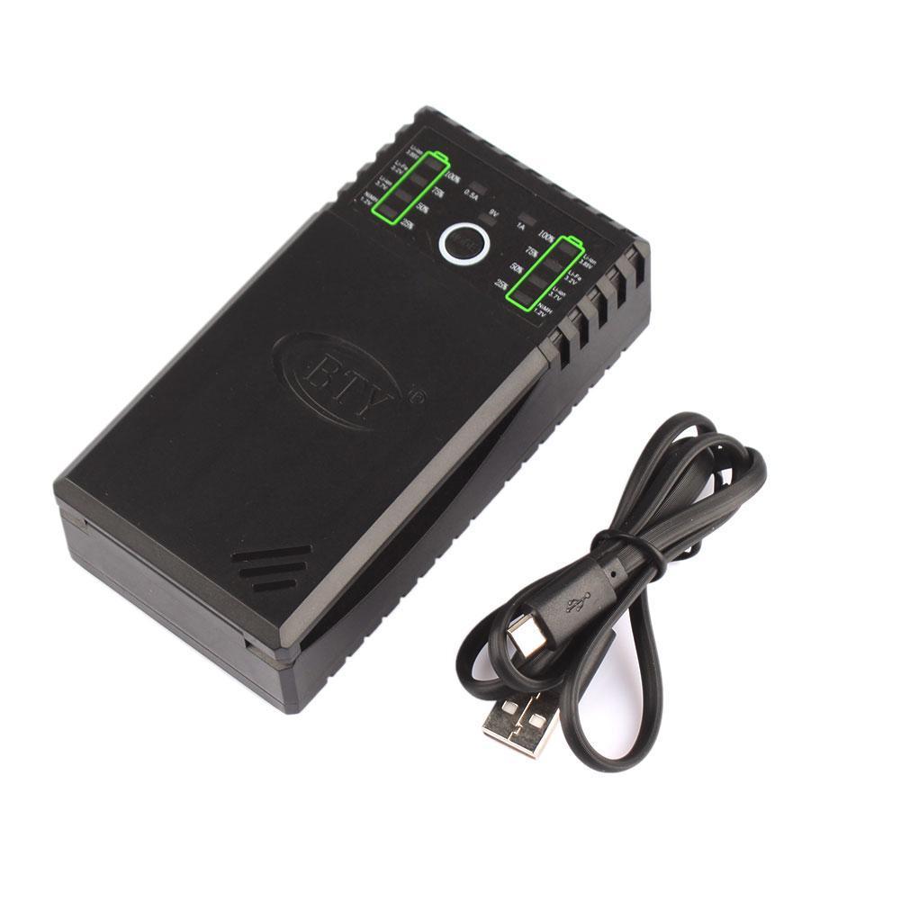 Cargador Inteligente Rápido, Ni MH Ni CD Li ion AA AAA 18650 16340 14500