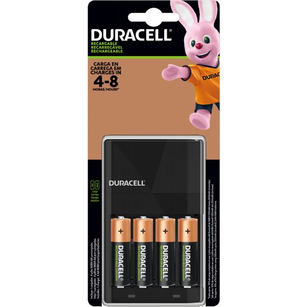 Pack Duracell Recargable AA x4 Mas Cargador 