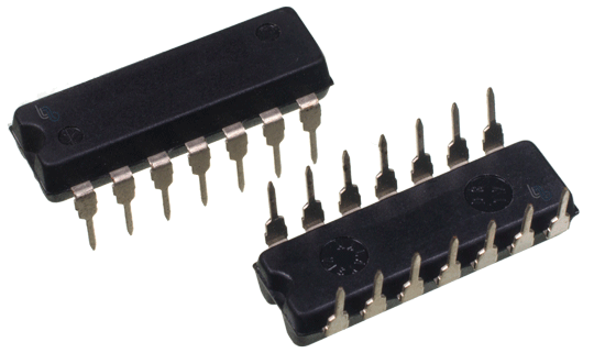 CD4007 Inversores Duales con Par Complementario