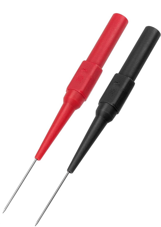 Adap. de Conector Banana para Multitester Punta Aguja 