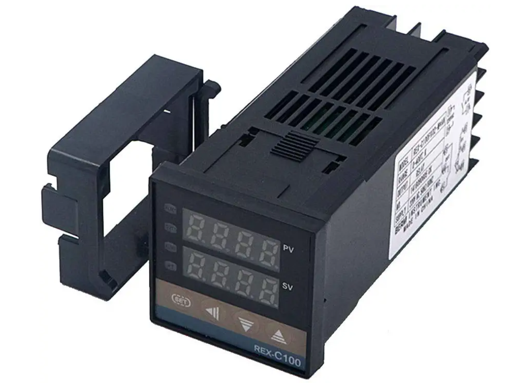 V*AN Controlador de Temperatura REX-C100 Para Termocupla K, J, PT100 Termostato Salida SSR