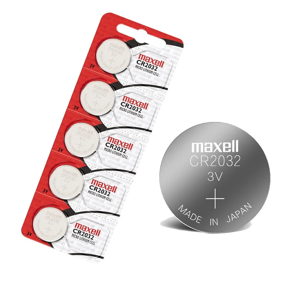 Bateria de Litio Boton 3V. CR2032 x 5 Pilas MURATA