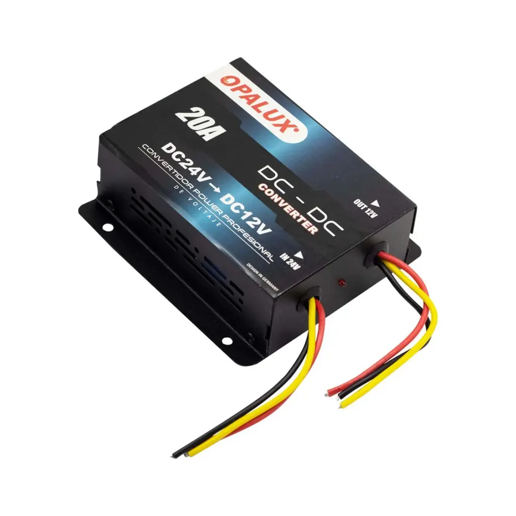 Convertidor de Voltaje Profesional 20A 24 a 12VDC