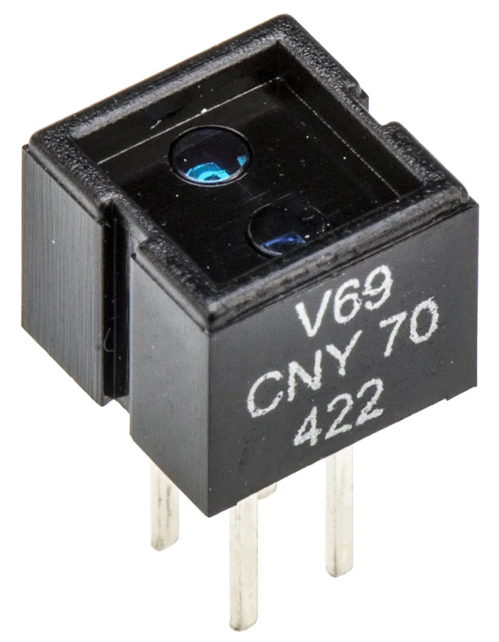 CNY70 Vishay Optoacoplador Reflectivo Salida Transistor NPN TFK DIP-4, Sensor Infrarrojo V69