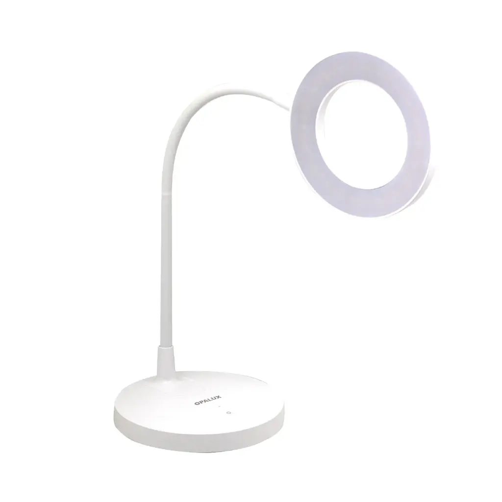 Lámpara De Escritorio Recargable "OPALUX" 20W 40 Led 3CCT 