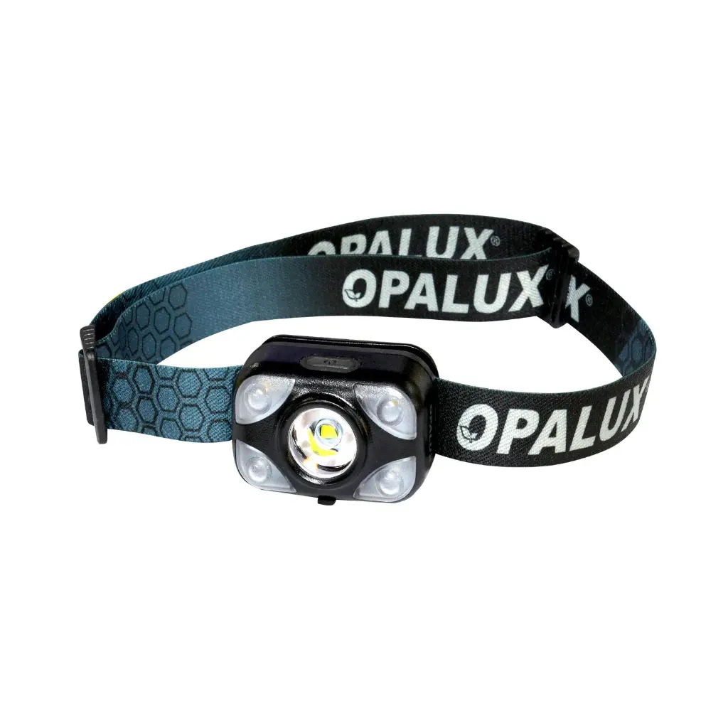 OP-3672 Linterna Frontal Recargable 3W "OPALUX" 200Lm, 4 Modos