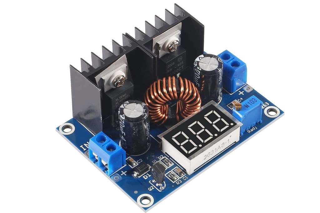 XL4016-8DIS Conversor DC-DC Step down de 8 Amperios Ajustable con Display