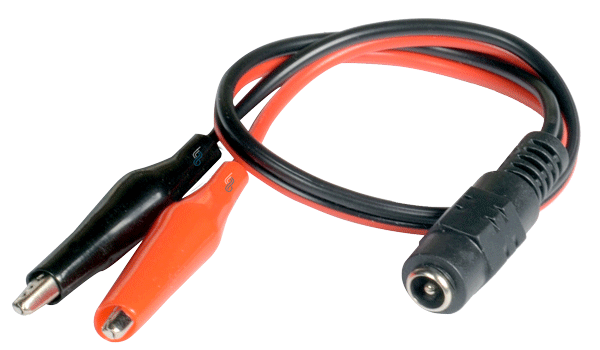 Cable Jack DC 2.1mm a Cocodrilos L=30cm