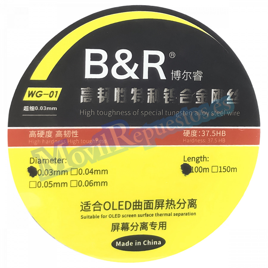 Hilo 0.03mm Ultra fino para Despegar Glass 100mt