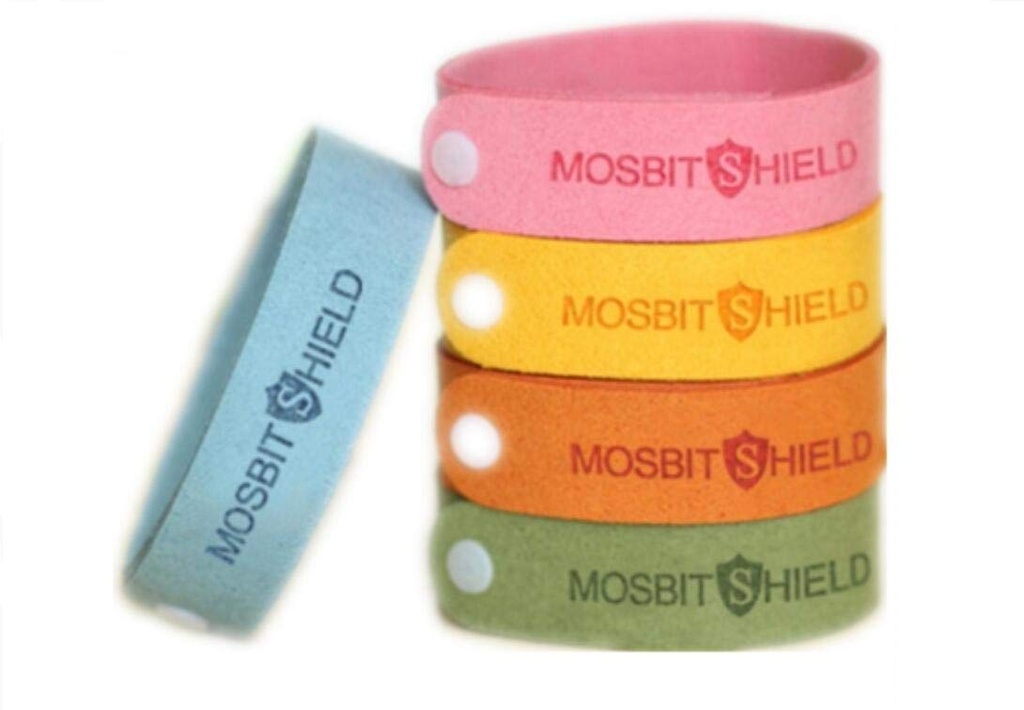 Pulsera Repelente de Mosquitos Banda Ajustable Azul