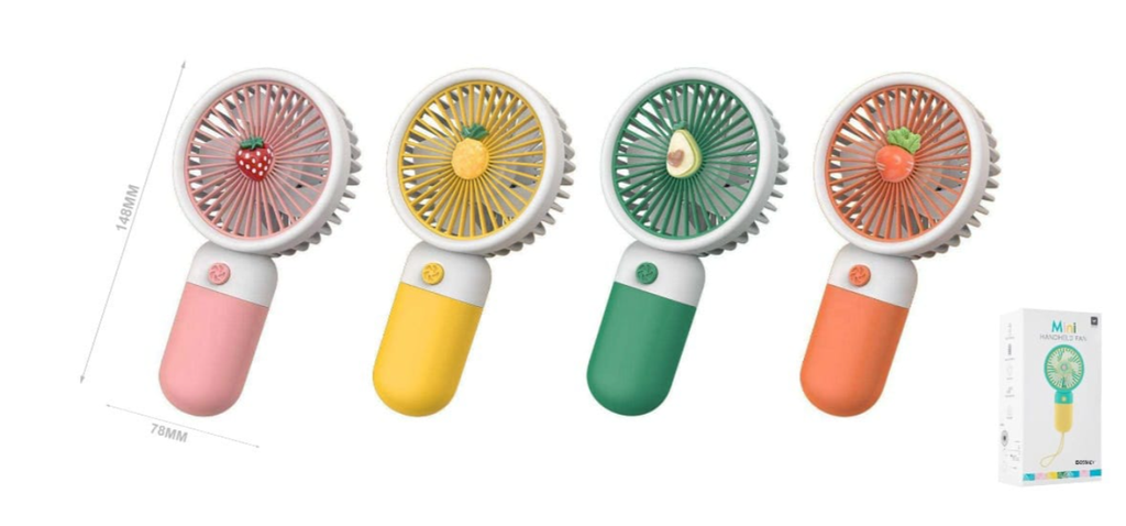 Mini Ventilador de Mano Portatil Recargable