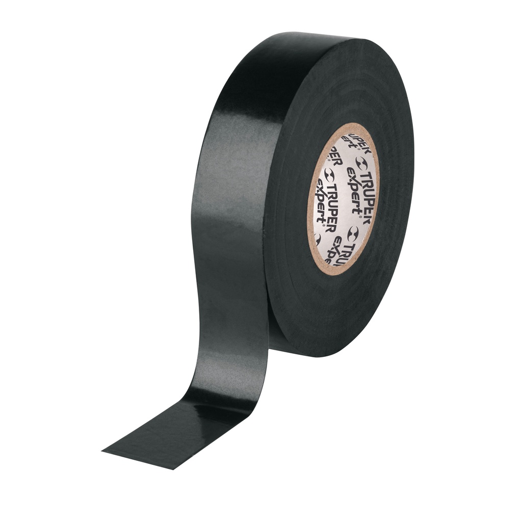 Cinta Aislante 18mt x 19mm  Negra TRUPER EXPERT