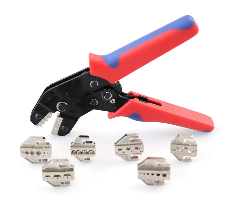 Alicates Prensado, de Terminales Eléctricos Puntas Intercambiables 