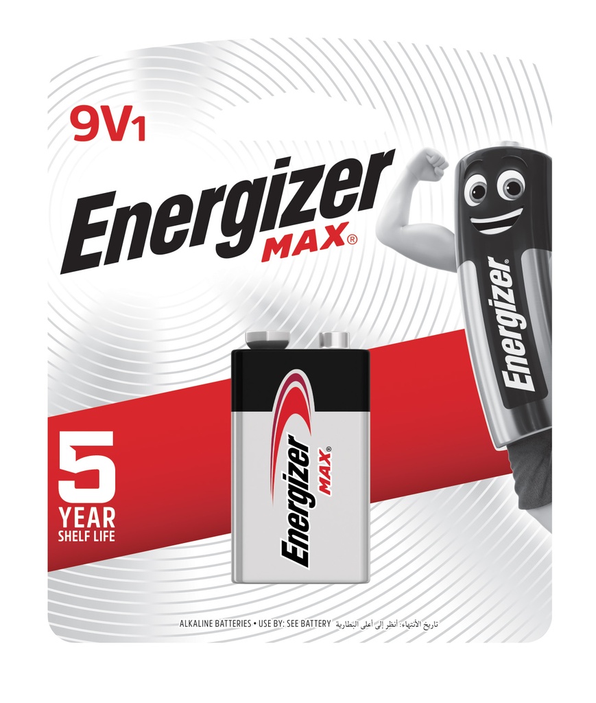 Batería ENERGYZER Max 9v Alcalina 