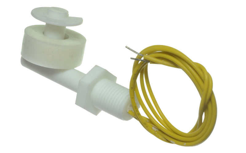 Switch de Nivel de Liquidos en Angulo - Potencia de Carga Maxima: 10W