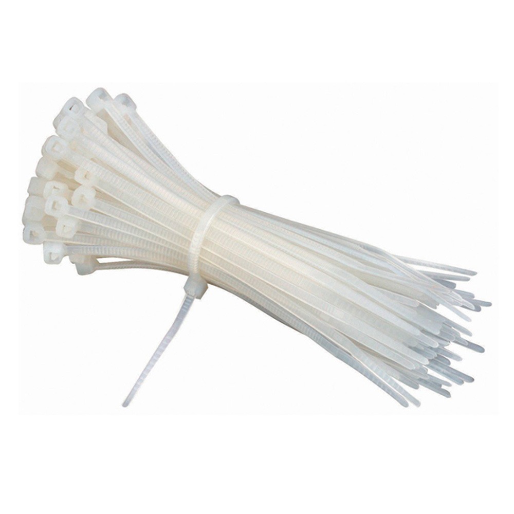 Cintillo 4mm 25cm Blanco Bolsa 100pcs 