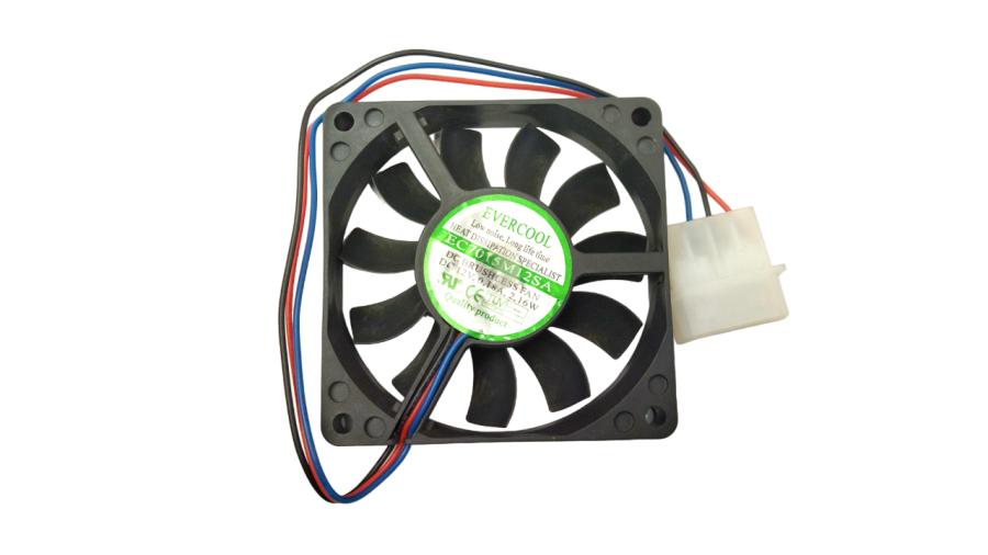 Ventilador de 12V 7x1.5 cms. DC 0.26A 3 Cables