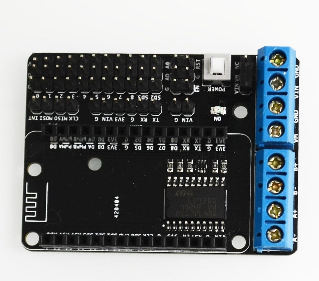 Adaptador L293 a ESP8266 en Placa Impresa