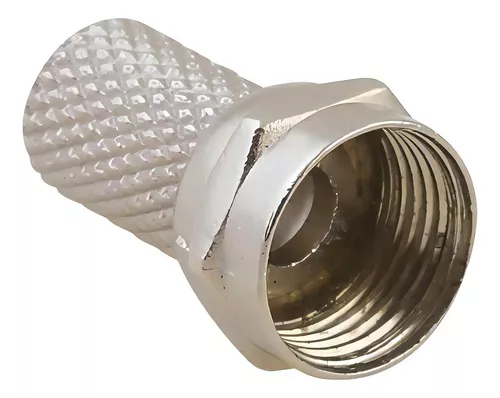 Conector F para Cable RG6 Rosca Presion