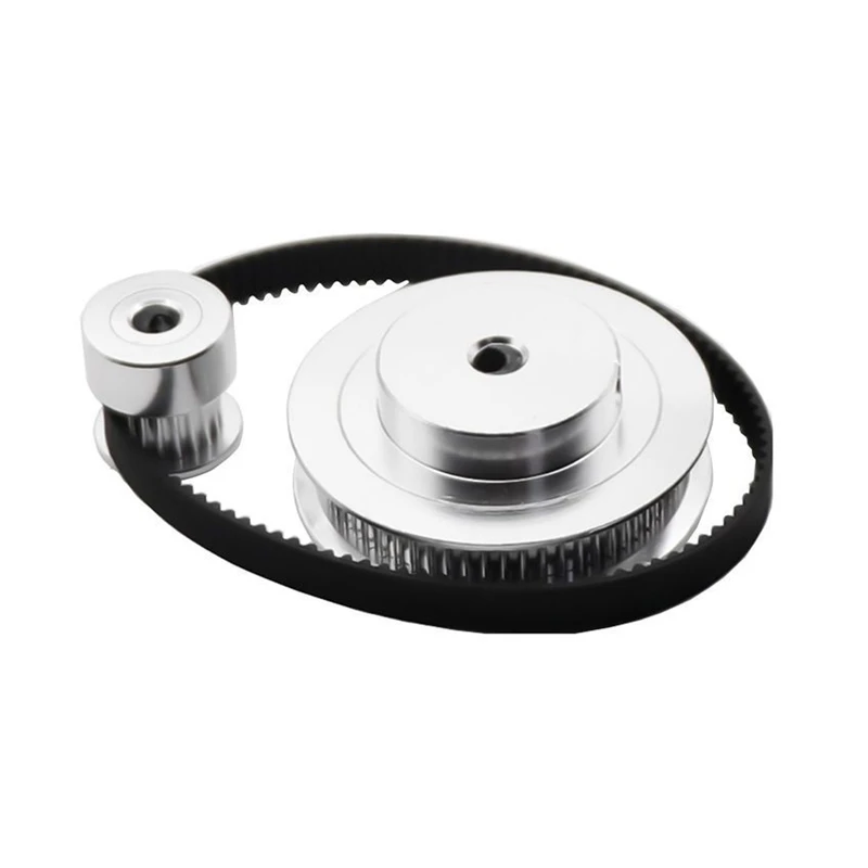 Set Correa GT2 400mm x 10mm + Polea 20T5 + Polea 60T5