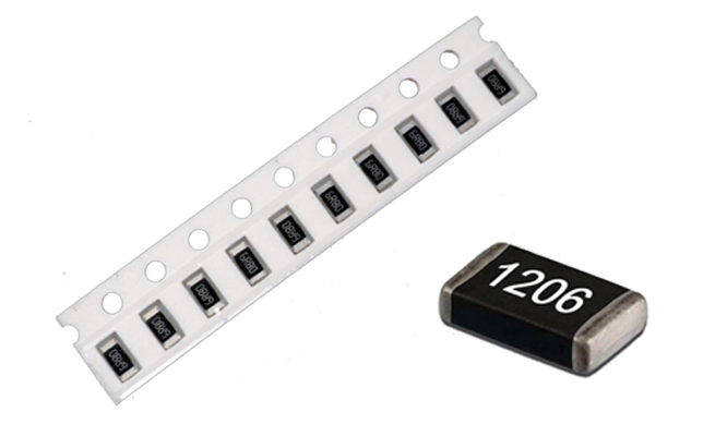 Resistencia SMD 100 Ohm 1/2W, 5% 1206 x50pcs