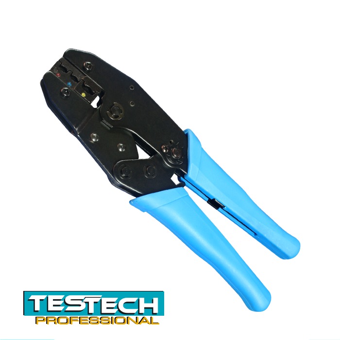 Alicate P/Terminales "Testech" AWG 22-18 /16-14 /12-10/, Din 0.5-1