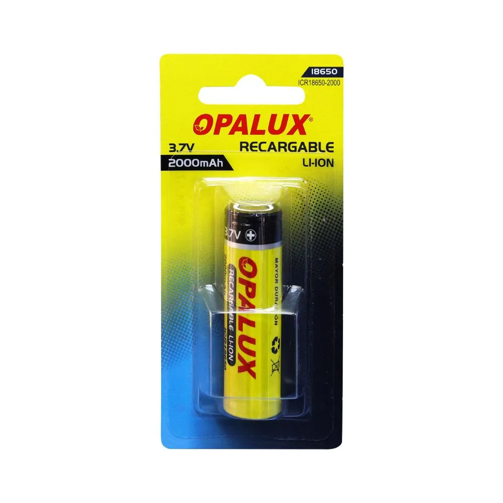 BRC18650-OP Batería de LI-ION 3.7V 2000mAh "OPALUX" 