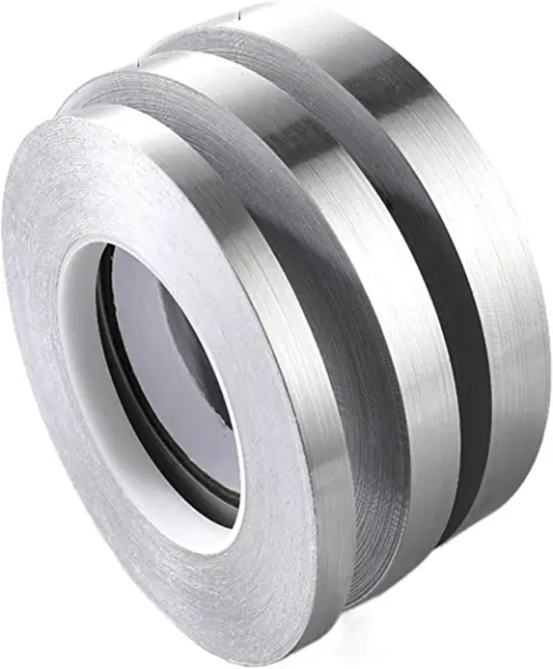 Cinta Decorativa Autoadhesivo SILVER Azulejos Impermeable 15mm, 50Mt. 