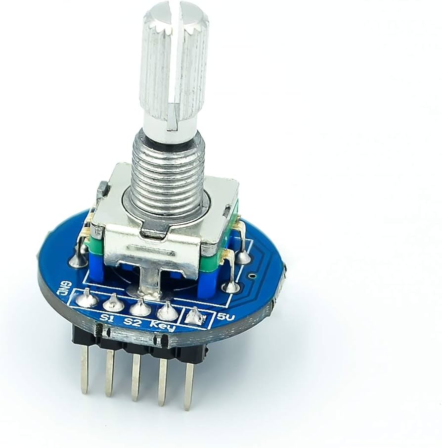 Encoder Rotativo en Placa Impresa Redonda para Arduino