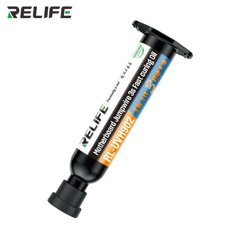 Mascara de Soldadura RELIFE, 10 ml, UV, de Secado Instantáneo Transparente