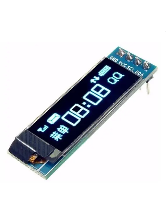 Display OLED 0.96 Pulgadas I2C 128X32 Blanco