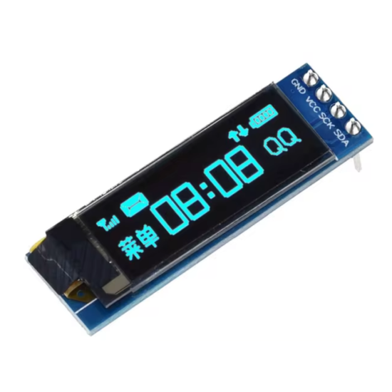 Display OLED 0.96 Pulgadas I2C 128X32 Azul